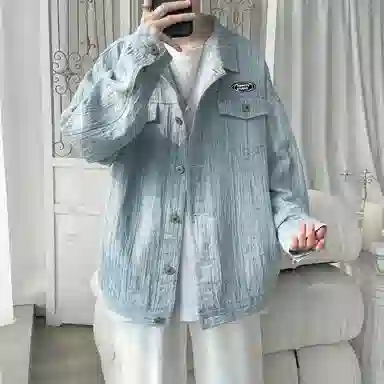 HANGYU Vintage Denim Jacket