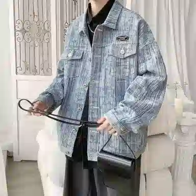 HANGYU Vintage Denim Jacket