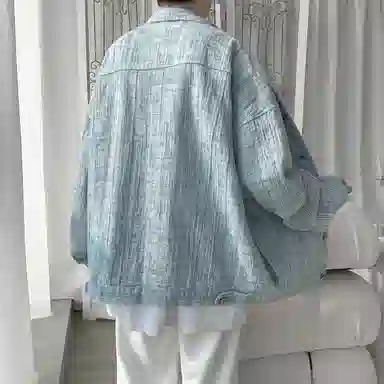 HANGYU Vintage Denim Jacket