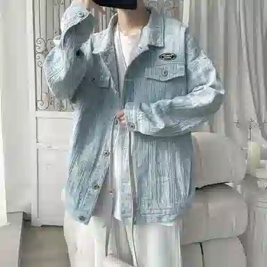 HANGYU Vintage Denim Jacket