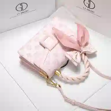 XOKY Embossed Shoulder Bag Ice Berry Pink