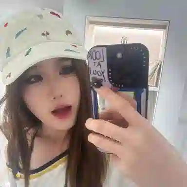 心水好物 可爱刺绣棒球帽夏季薄款透气百搭显脸小大头围遮阳防晒 棉  鸭舌帽 男女同款情侣款