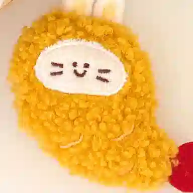 心水好物 创意卡通食物日料寿司炸物公仔少女百搭背包挂坠装饰小玩偶挂饰 毛绒 挂件 男女同款情侣款