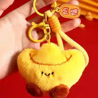 心水好物 招财趣味创意金元葫芦宝玩偶链可爱包包汽车小公仔#好运 毛绒 挂件 男女同款情侣款