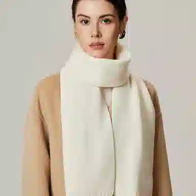 心水好物 韩系氛围感简约百搭针织 羊毛 绒线围巾 男女同款情侣款