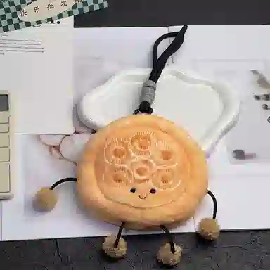 心水好物 趣味旅游馕小宝新疆特色馕来了玩具玩偶包包可爱配件 短毛绒 挂件 男女同款情侣款