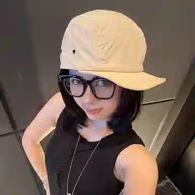 心水好物 户外速干格纹夏季薄款软檐遮阳徒步露营登山 锦纶 鸭舌帽 男女同款情侣款