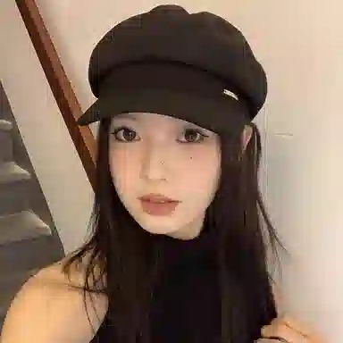 心水好物 日系百搭文艺复古街头出行百搭 聚酯纤维  贝雷帽 女款