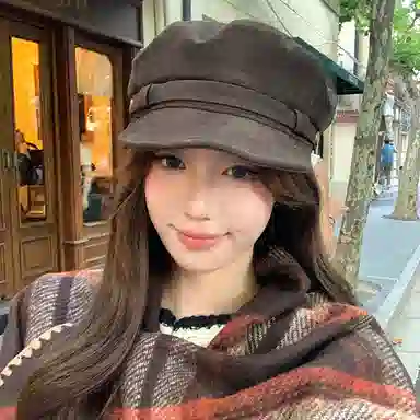 心水好物 复古平顶报童帽显脸小高级感麂皮绒百搭时尚户外出游 棉  贝雷帽 男女同款情侣款