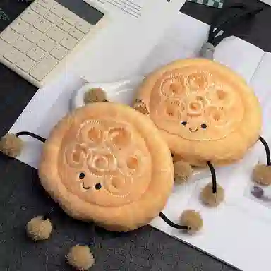 心水好物 趣味旅游馕小宝新疆特色馕来了玩具玩偶包包可爱配件 短毛绒 挂件 男女同款情侣款