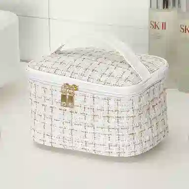 心水好物小香风化妆包高级感网红化妆品大容量收纳包便携旅游耐用化妆包洗漱包 收纳便携