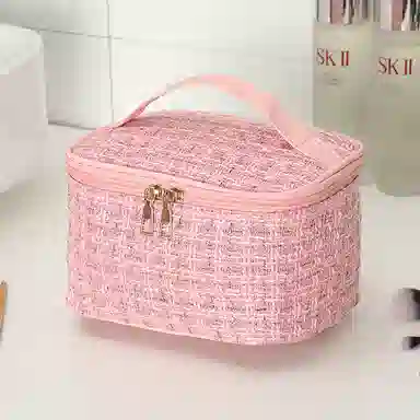 心水好物小香风化妆包高级感网红化妆品大容量收纳包便携旅游耐用化妆包洗漱包 收纳便携