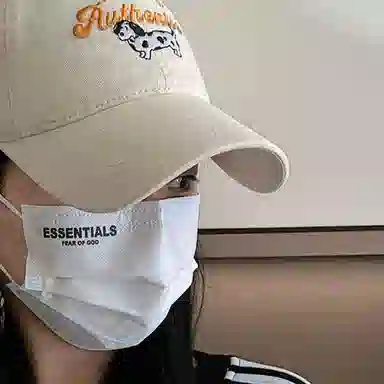 心水好物 卡通小狗刺绣字母百搭遮阳帽大头显脸小 棉 鸭舌帽 男女同款情侣款