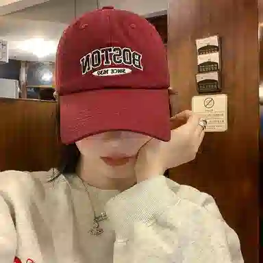 心水好物 美式刺绣字母复古休闲显脸小软顶百搭防晒 棉 鸭舌帽 男女同款情侣款