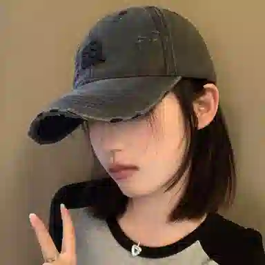 心水好物 韩式水洗做旧牛仔潮流棒球帽户外出游徒步防晒 棉  鸭舌帽 男女同款情侣款