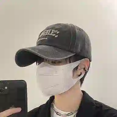 心水好物 韩版水洗字母刺绣潮流时尚出街美拍防晒遮阳帽 棉  鸭舌帽  男女同款情侣款
