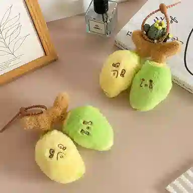 心水好物 蕉绿香蕉搭子水果公仔趣味书包双肩包单肩包 毛绒 挂件 男女同款情侣款