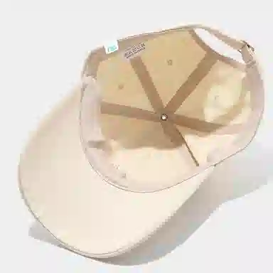 心水好物 韩式爱心刺绣简约纯色户外出行逛街百搭运动帽显脸小防晒 棉  鸭舌帽 男女同款情侣款