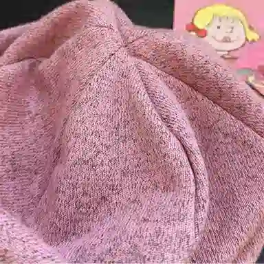 心水好物 可爱毛绒星星包头护耳显脸小时尚慵懒感休闲户外 棉 帽子 女款
