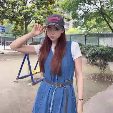 心水好物 欧美风潮流做旧牛仔时尚百搭休闲户外旅拍 棉  鸭舌帽  男女同款情侣款