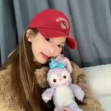 心水好物 美式刺绣小熊棒球帽显脸小百搭户外防晒遮阳帽 棉  鸭舌帽 男女同款情侣款