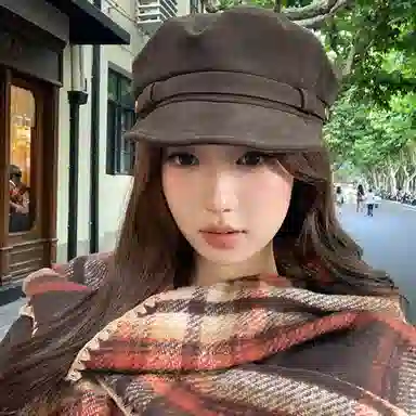 心水好物 复古平顶报童帽显脸小高级感麂皮绒百搭时尚户外出游 棉  贝雷帽 男女同款情侣款