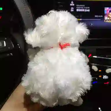 心水好物 可爱绵羊毛绒钥匙链玩偶公仔包包卡通挂饰娃娃钥匙扣 聚酯纤维 挂件 男女同款情侣款
