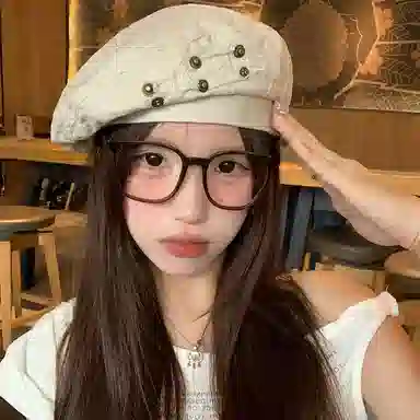 心水好物 日系水洗牛仔做旧文艺百搭大头围显脸时尚 棉 贝雷帽 女款