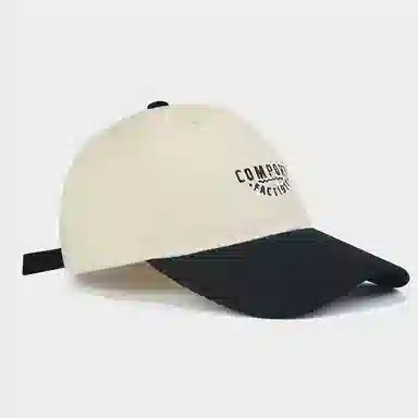 心水好物 日系撞色字母刺绣棒球帽大头围显脸小户外休闲遮阳帽 棉  鸭舌帽 男女同款情侣款