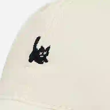 心水好物 春夏户外百搭可爱猫咪刺绣遮阳防晒弯檐 棉 鸭舌帽 男女同款情侣款