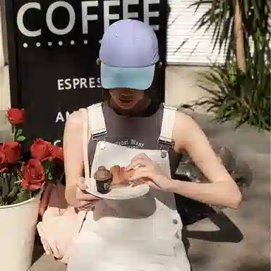 心水好物 轻量化防晒夏季薄款拼色速干小清新户外运动跑步休闲防晒遮阳 锦纶 鸭舌帽 男女同款情侣款