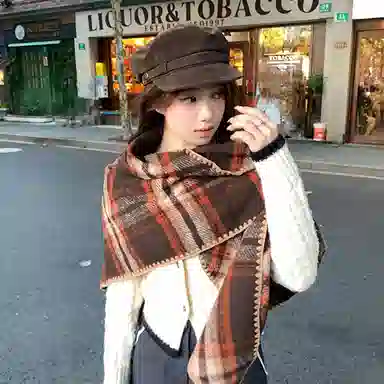 心水好物 复古平顶报童帽显脸小高级感麂皮绒百搭时尚户外出游 棉  贝雷帽 男女同款情侣款