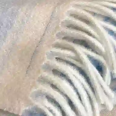 心水好物 款秋冬百搭高级感渐变色蓬松透气保暖流苏 羊毛 绒线围巾 男女同款情侣款