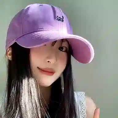 心水好物 春夏户外百搭可爱猫咪刺绣遮阳防晒弯檐 棉 鸭舌帽 男女同款情侣款