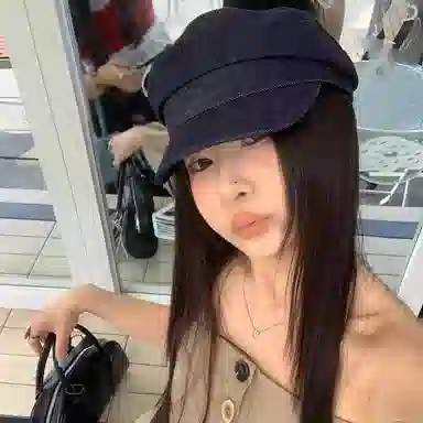 心水好物 时尚百搭平顶纯色海军帽水洗牛仔高级感 棉  贝雷帽 男女同款情侣款