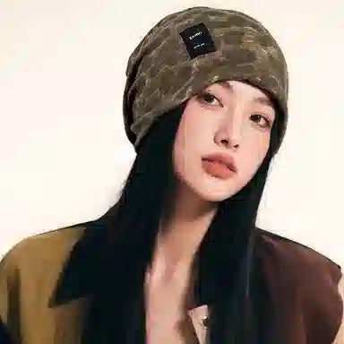 心水好物 美式嘻哈街头个性豹纹扎染双层 棉 帽子 男女同款情侣款