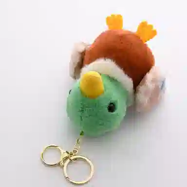 心水好物 创意动物系列青头鸭毛绒公仔 聚酯纤维 挂件 男女同款情侣款