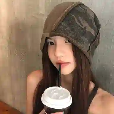 心水好物 美式卷边迷彩扎染复古百搭显脸小 棉 帽子 男女同款情侣款