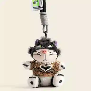 心水好物 包包女生小众毛绒公仔玩偶书包挂饰高级感钥匙扣轻奢风球包配件 涤纶 挂件 男女同款情侣款