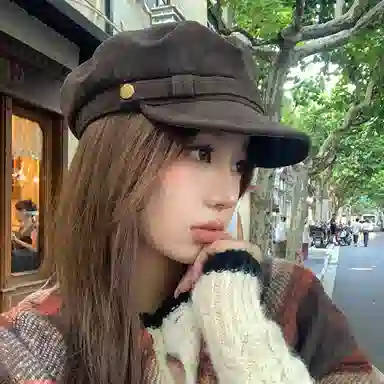 心水好物 复古平顶报童帽显脸小高级感麂皮绒百搭时尚户外出游 棉  贝雷帽 男女同款情侣款