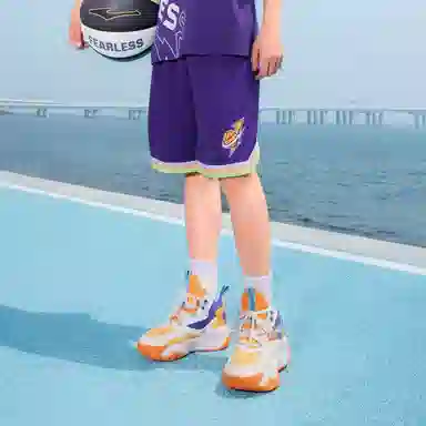 鸿星尔克儿童 舒适时尚潮流短裤 青少年