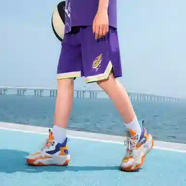 鸿星尔克儿童 舒适时尚潮流短裤 青少年