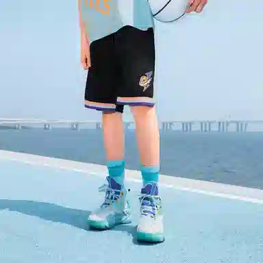 鸿星尔克儿童 舒适时尚潮流短裤 青少年