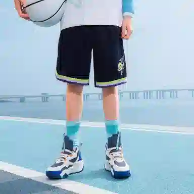 鸿星尔克儿童 舒适时尚潮流短裤 青少年