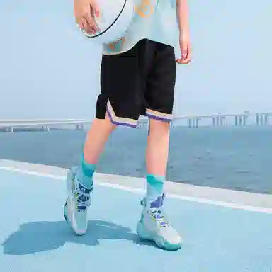 鸿星尔克儿童 舒适时尚潮流短裤 青少年