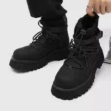 Langsha Combat Boots High Top