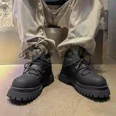 Langsha Combat Boots High Top