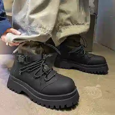 Langsha Combat Boots High Top