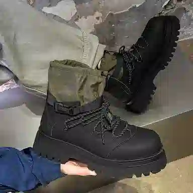 Langsha Combat Boots High Top