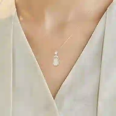 金大福 福禄葫芦 新中式国潮小葫芦福禄双全招财纳福转运上岸平安喜乐轻奢温婉简约百搭显白#好运 玉髓 项链 女款